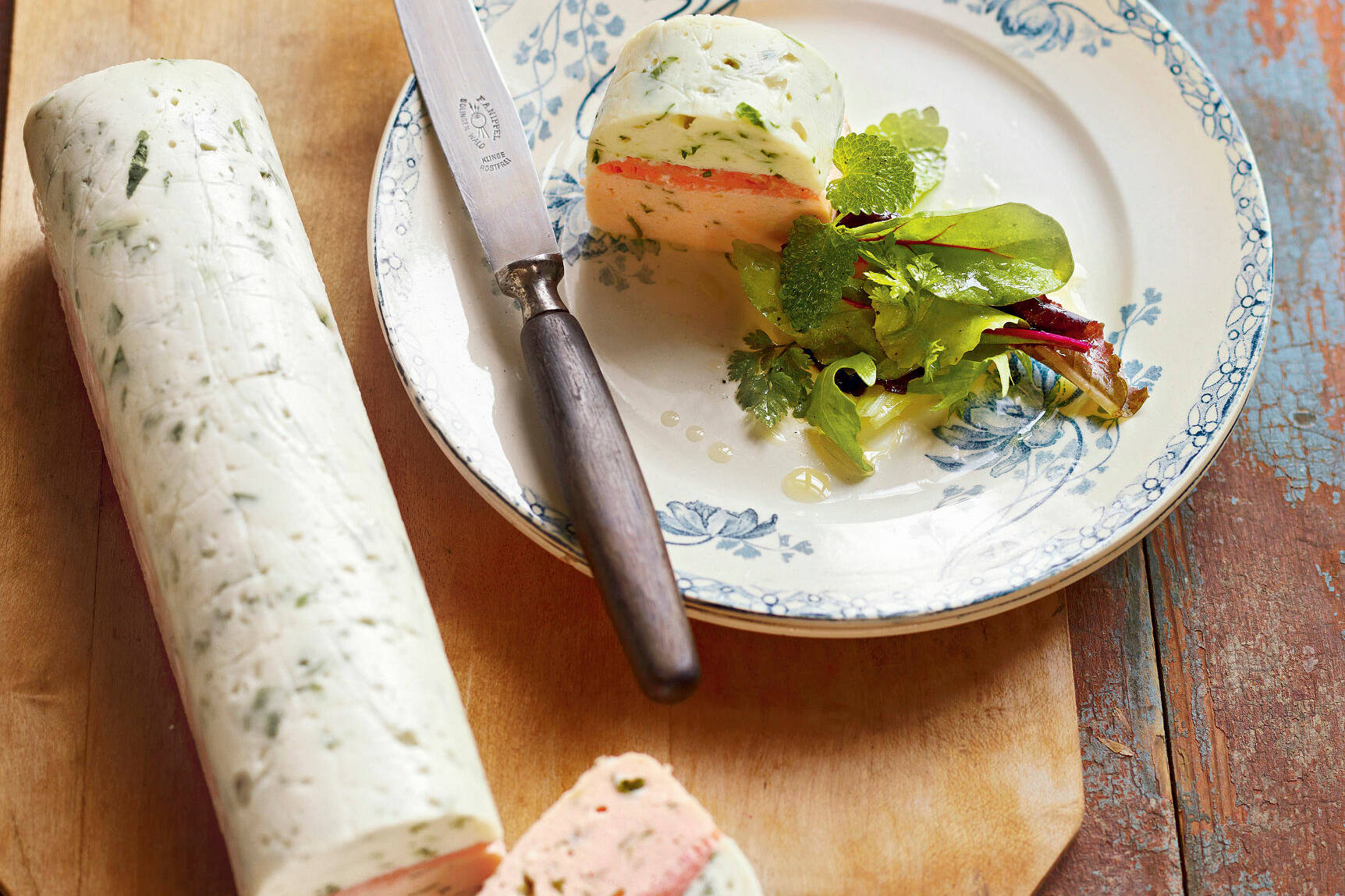 Bild einer Lachs-Zander-Terrine