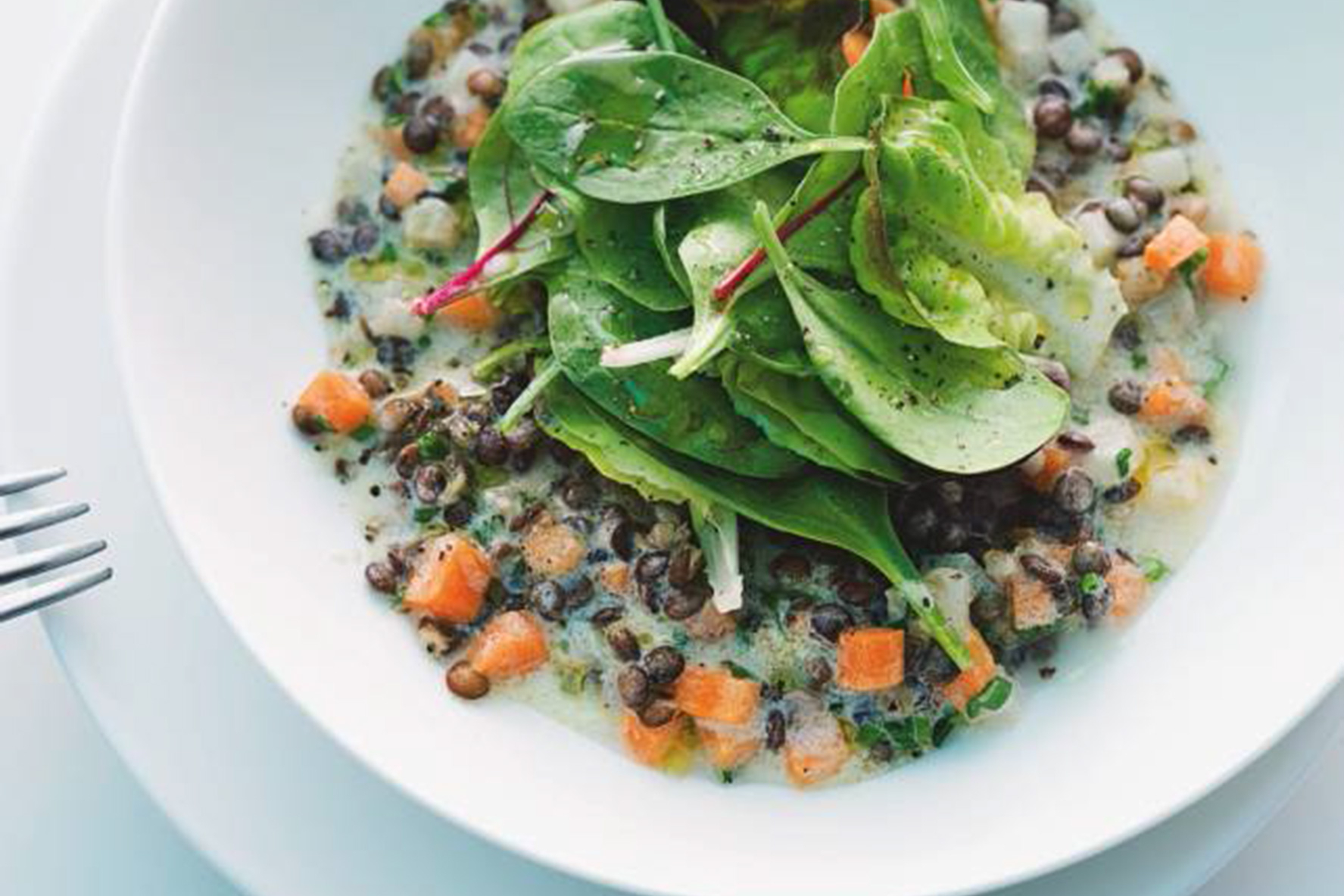 Lauwarmer Linsensalat mit grünen Le Puy-Linsen Rezept | Küchengötter Lauwarmer Linsensalat mit grünen Le Puy-Linsen Rezept | Küchengötter