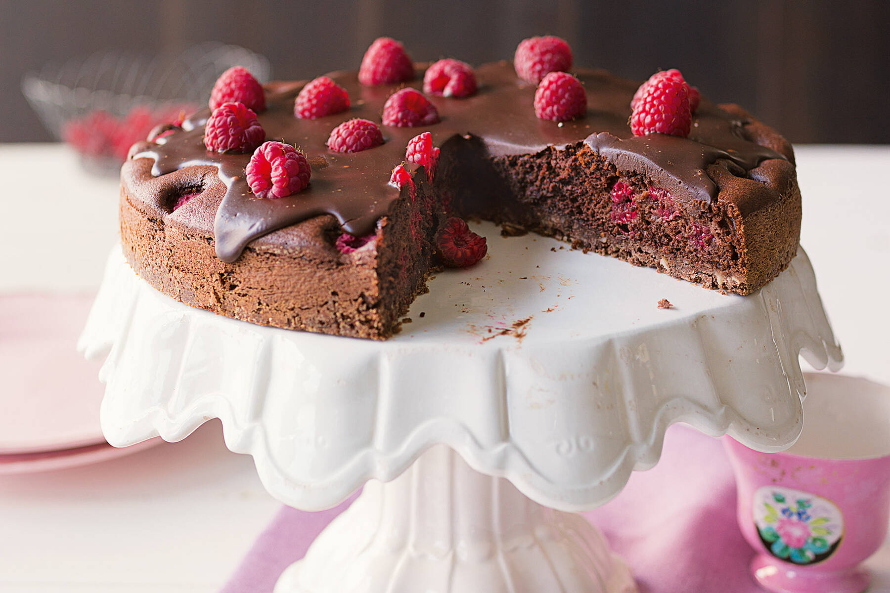 Knusper-Schoko-Himbeertarte Rezept | Küchengötter Knusper-Schoko-Himbeertarte Rezept | Küchengötter