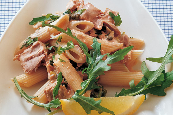 Penne mit Thunfisch und Rucola Rezept | Küchengötter Penne mit Thunfisch und Rucola Rezept | Küchengötter