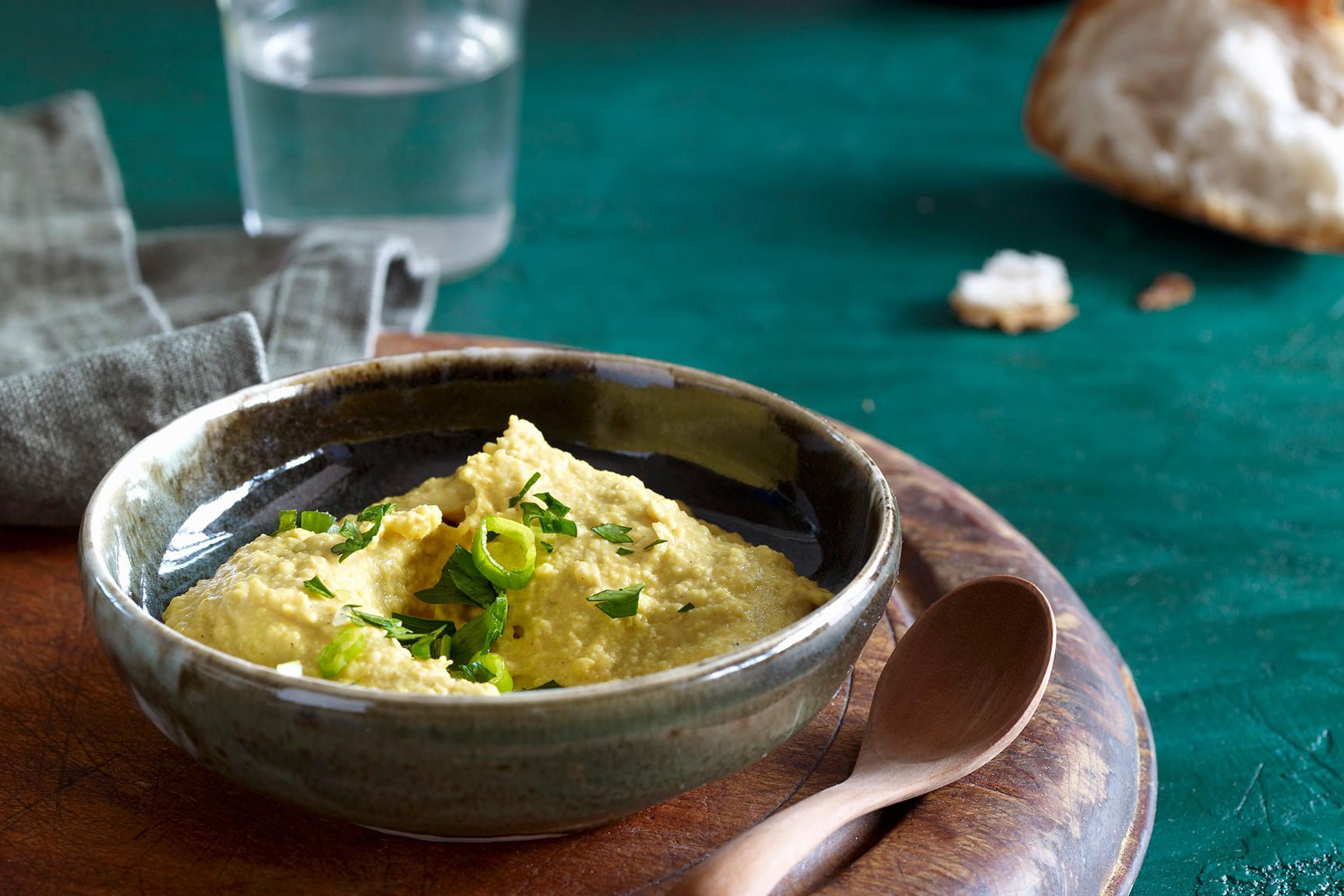 Kichererbsenpüree mit Curry Rezept | Küchengötter