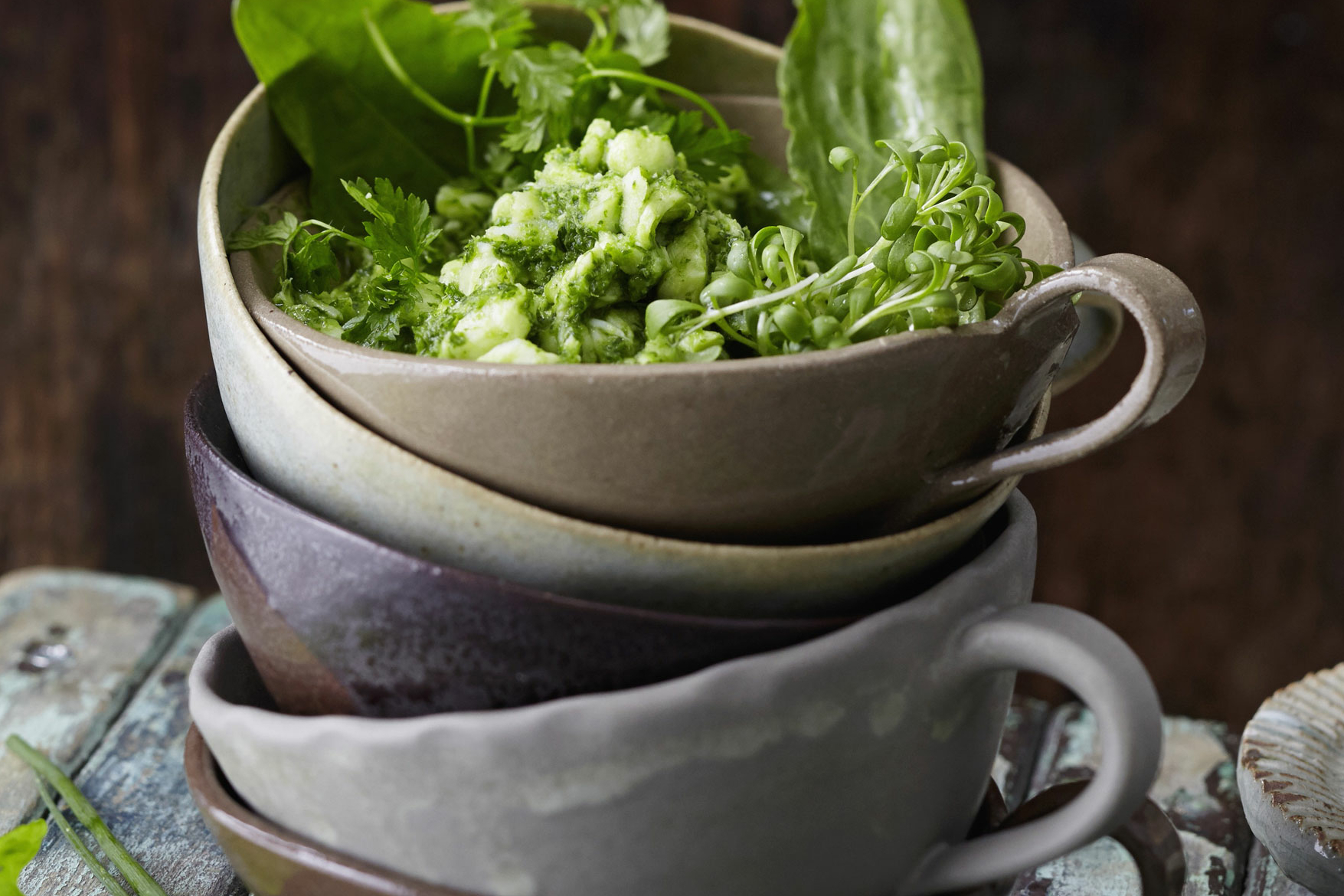 Heilbutt-Ceviche mit grüner Sauce Rezept | Küchengötter Heilbutt-Ceviche mit grüner Sauce Rezept | Küchengötter