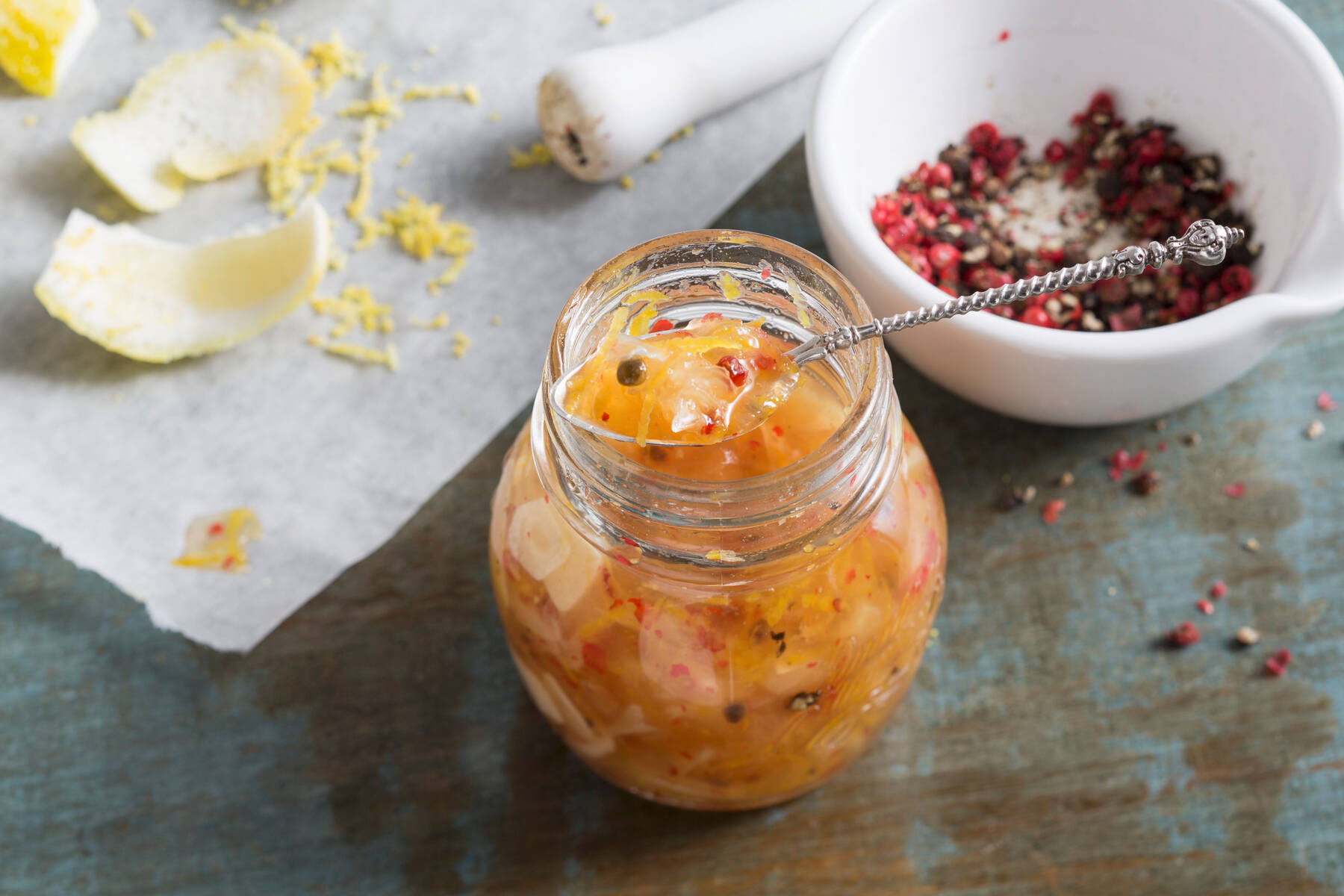 Knoblauch-Zitronen-Confit