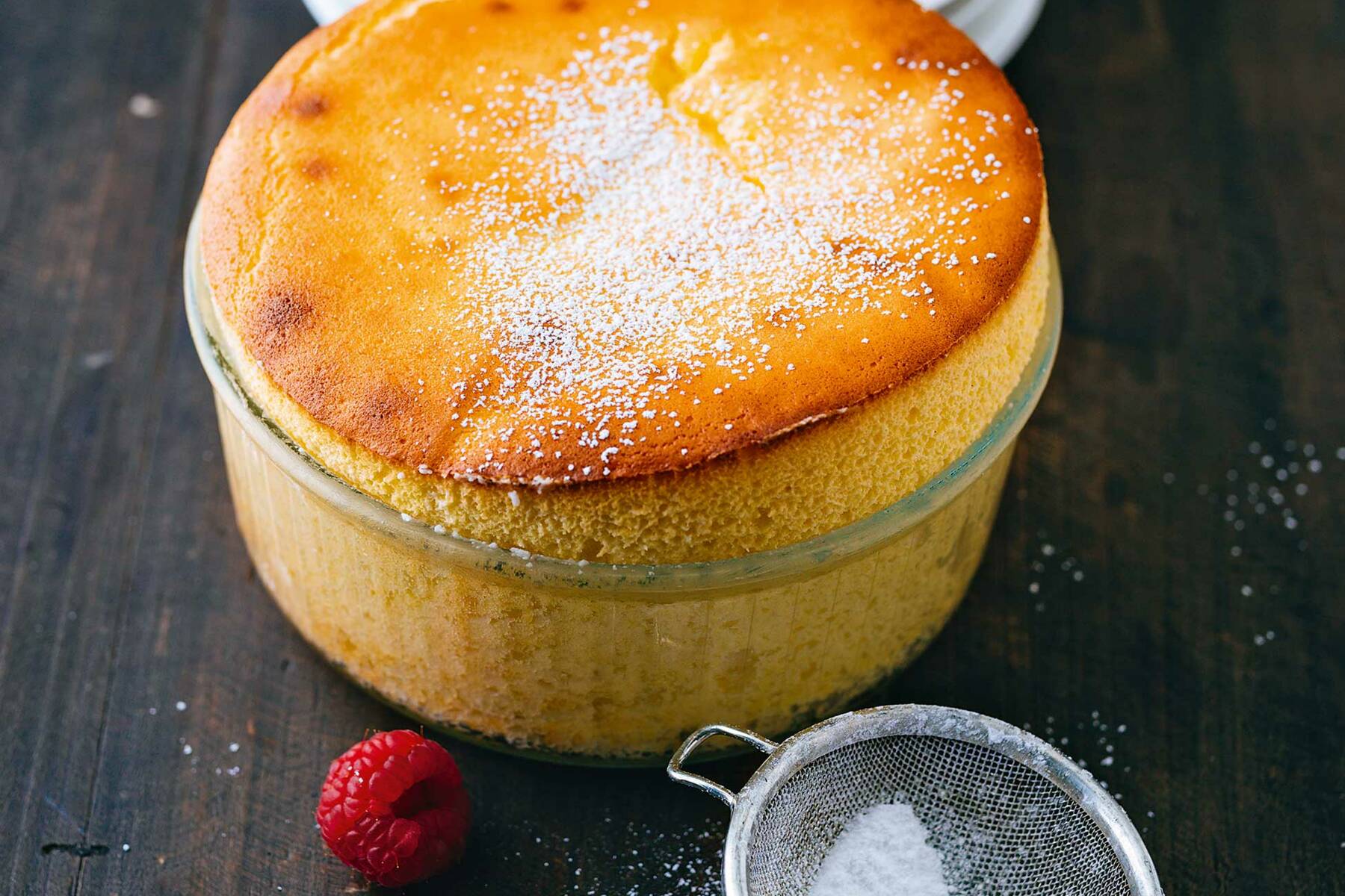 Quarksoufflé mit Himbeersauce Rezept (glutenfrei) | Küchengötter