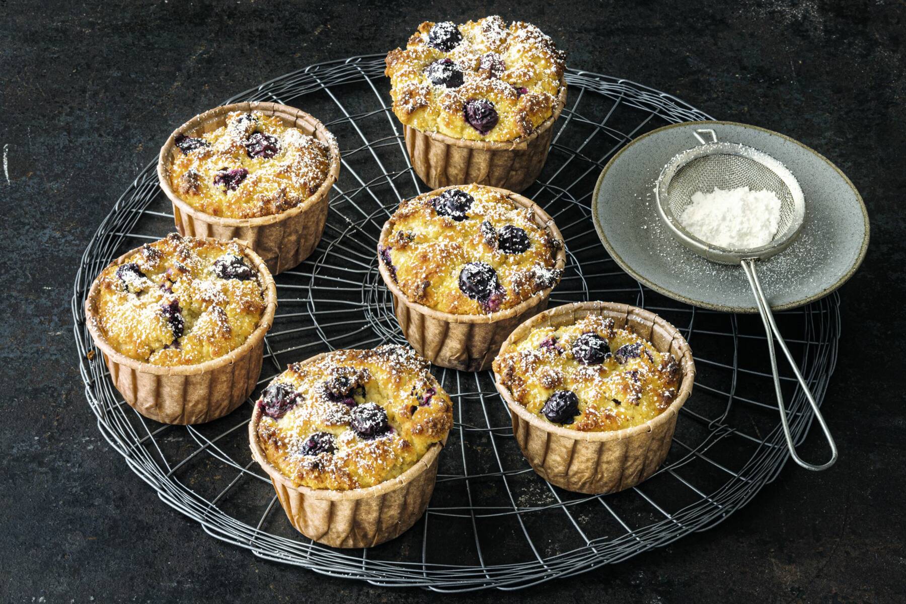 HeidelbeerMuffins ohne Mehl Rezept Küchengötter