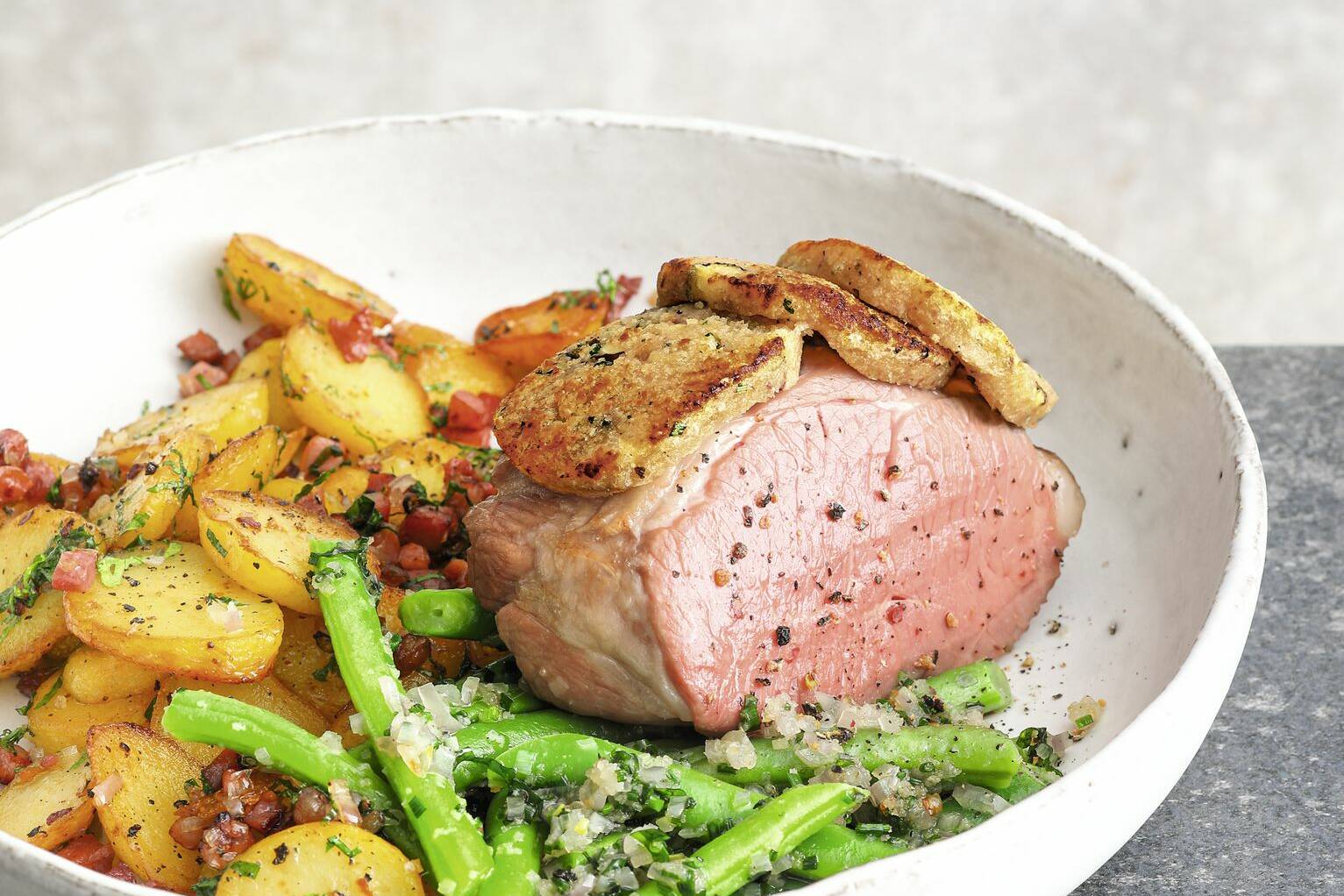 Sous-Vide-Lammsteaks mit Feigenkruste Rezept | Küchengötter