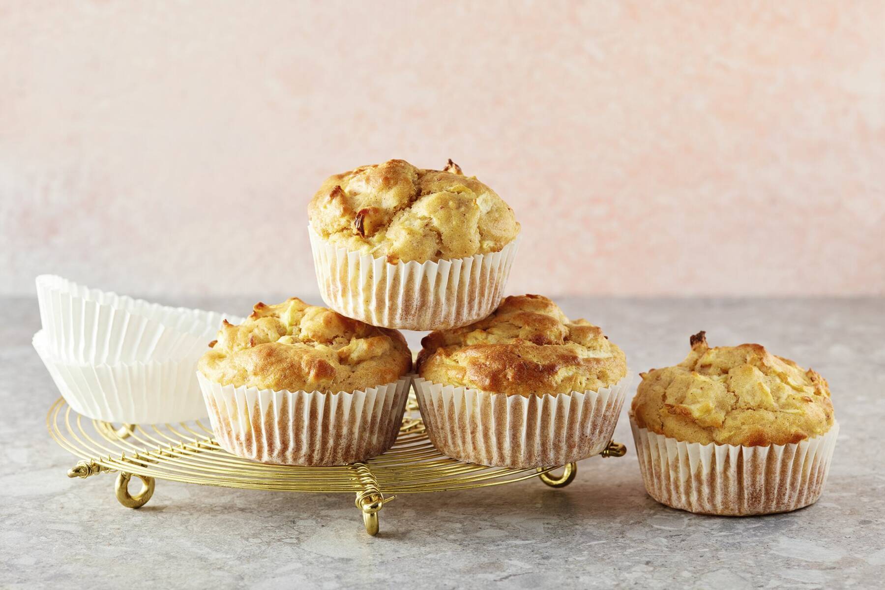 Zuckerfreie Apfel-Muffins Rezept | Küchengötter