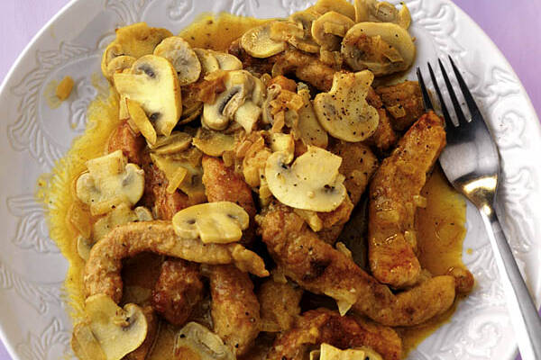 Champignon-Geschnetzeltes Rezept | Küchengötter Champignon-Geschnetzeltes Rezept | Küchengötter