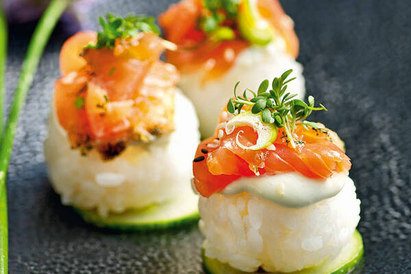 Bunte Sushi-Bällchen Rezept | Küchengötter Bunte Sushi-Bällchen Rezept | Küchengötter