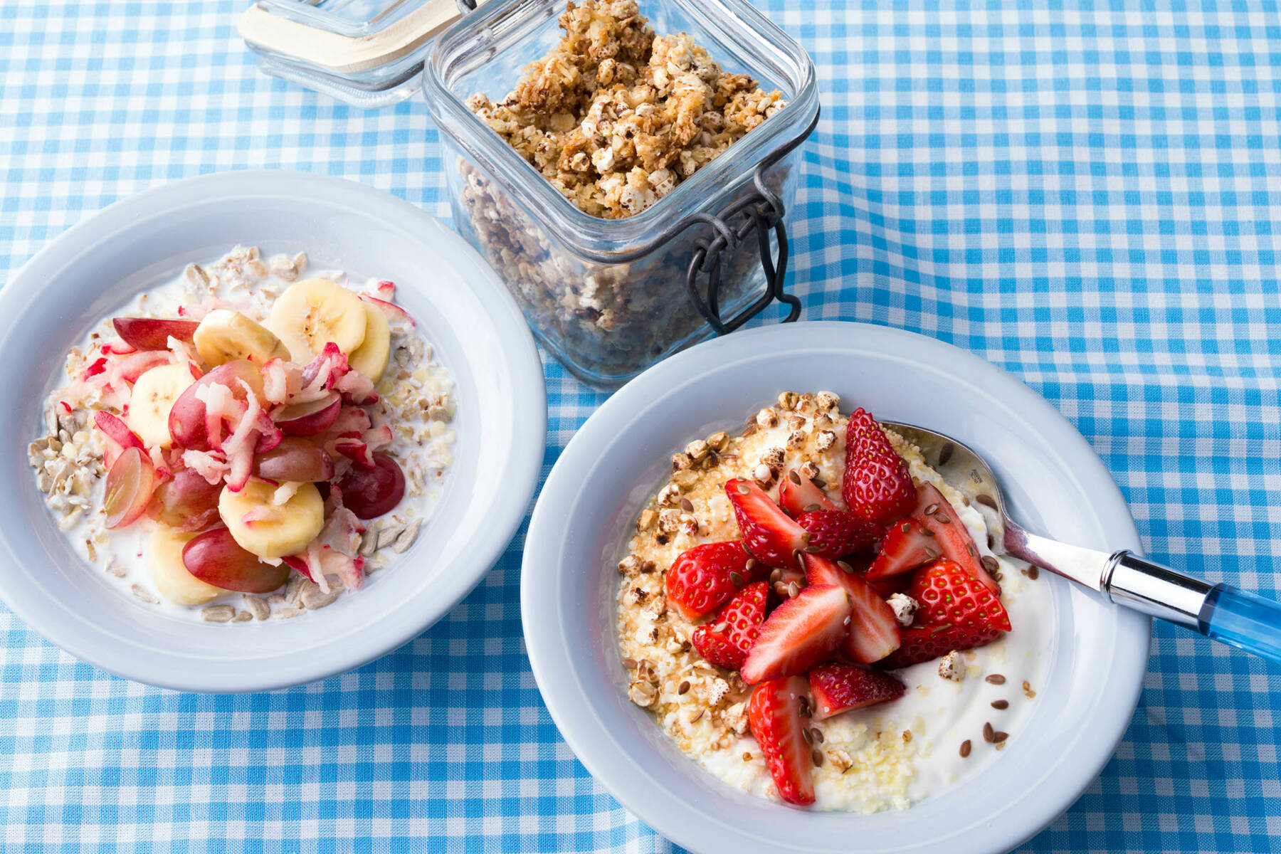Erdbeer-Joghurt-Müsli Rezept (glutenfrei) | Küchengötter