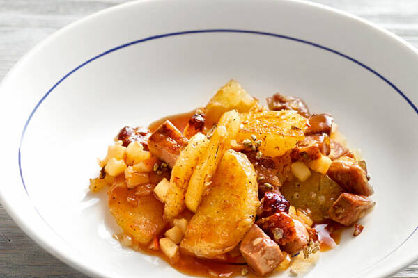 Gansgröstl mit Apfel Rezept | Küchengötter