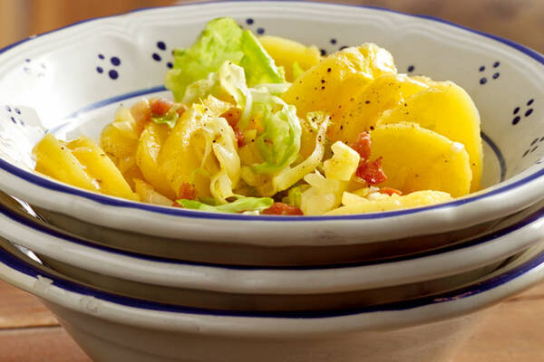 Kartoffel-Endivien-Salat Rezept | Küchengötter Kartoffel-Endivien-Salat Rezept | Küchengötter