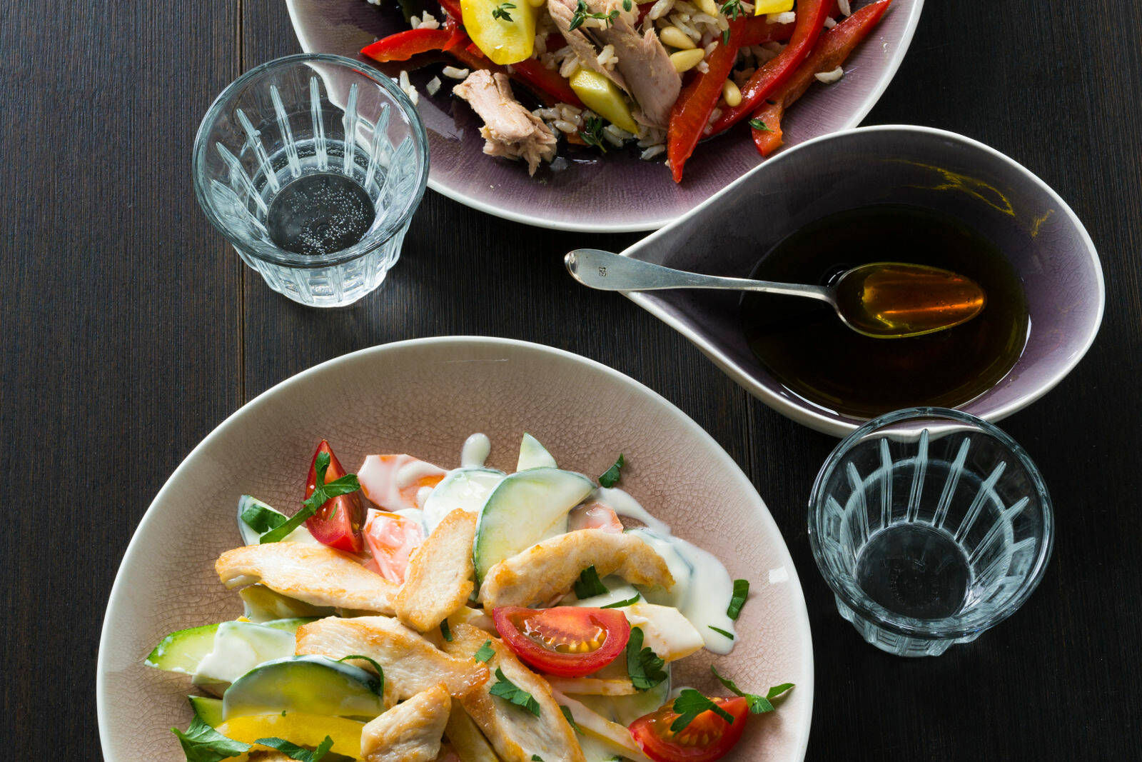 Gelber Zucchinisalat mit Thunfisch Rezept | Küchengötter Gelber Zucchinisalat mit Thunfisch Rezept | Küchengötter