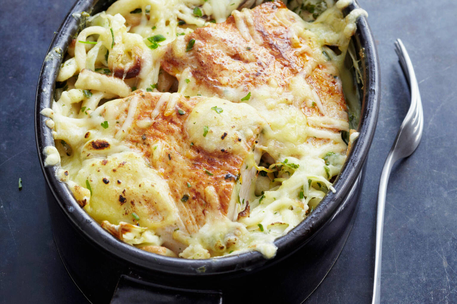 Fenchelgratin mit Putenmedaillons Rezept | Küchengötter Fenchelgratin mit Putenmedaillons Rezept | Küchengötter