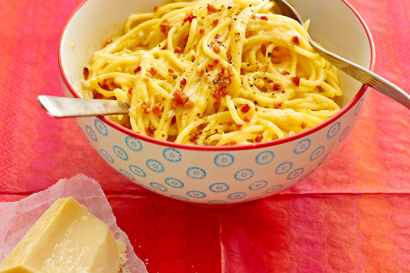 Spaghetti alla carbonara - klassisches Pastagericht Rezept | Küchengötter