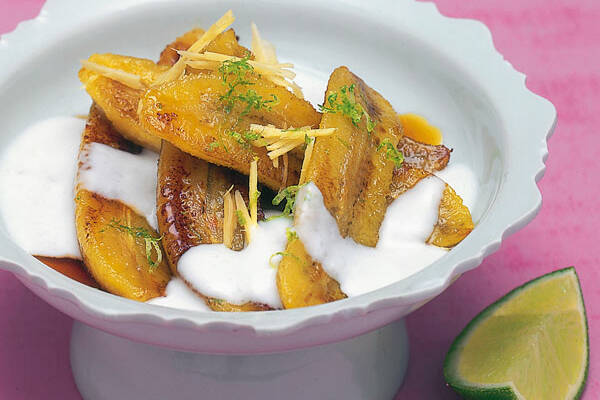 Honigbananen aus der Folie Rezept | Küchengötter Honigbananen aus der Folie Rezept | Küchengötter