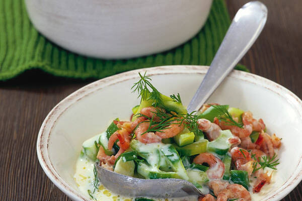 Gurkensauce mit Krabben Rezept | Küchengötter Gurkensauce mit Krabben Rezept | Küchengötter