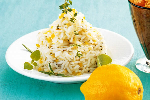 Kräuter-Zitronen-Reis Rezept | Küchengötter