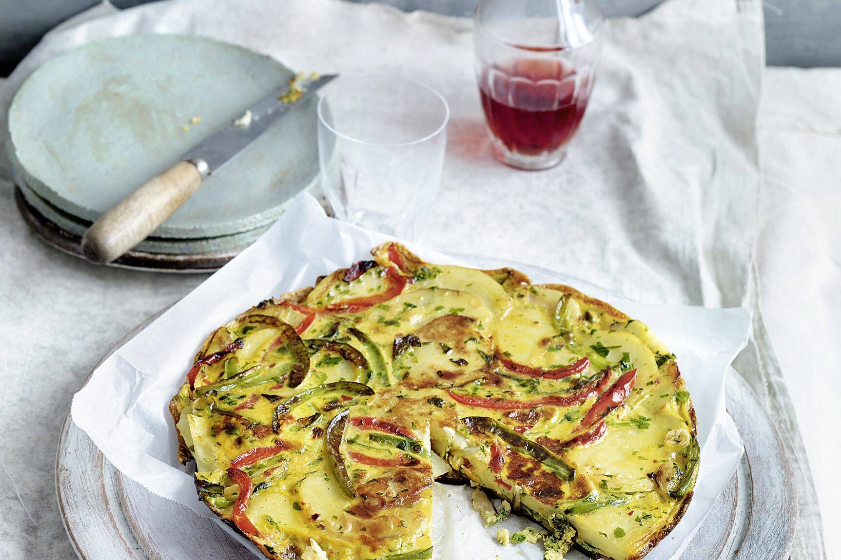 Kartoffel-Paprika-Tortilla – Tapas Rezept | Küchengötter