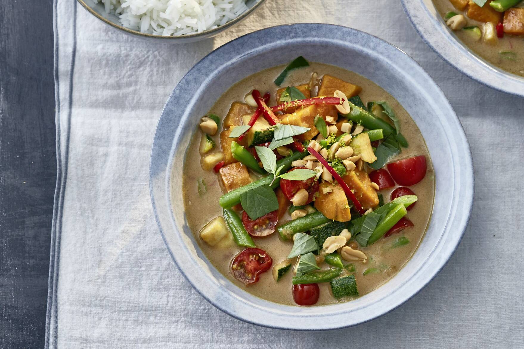 Gemüse in Erdnuss-Kokos-Sauce Rezept | Küchengötter