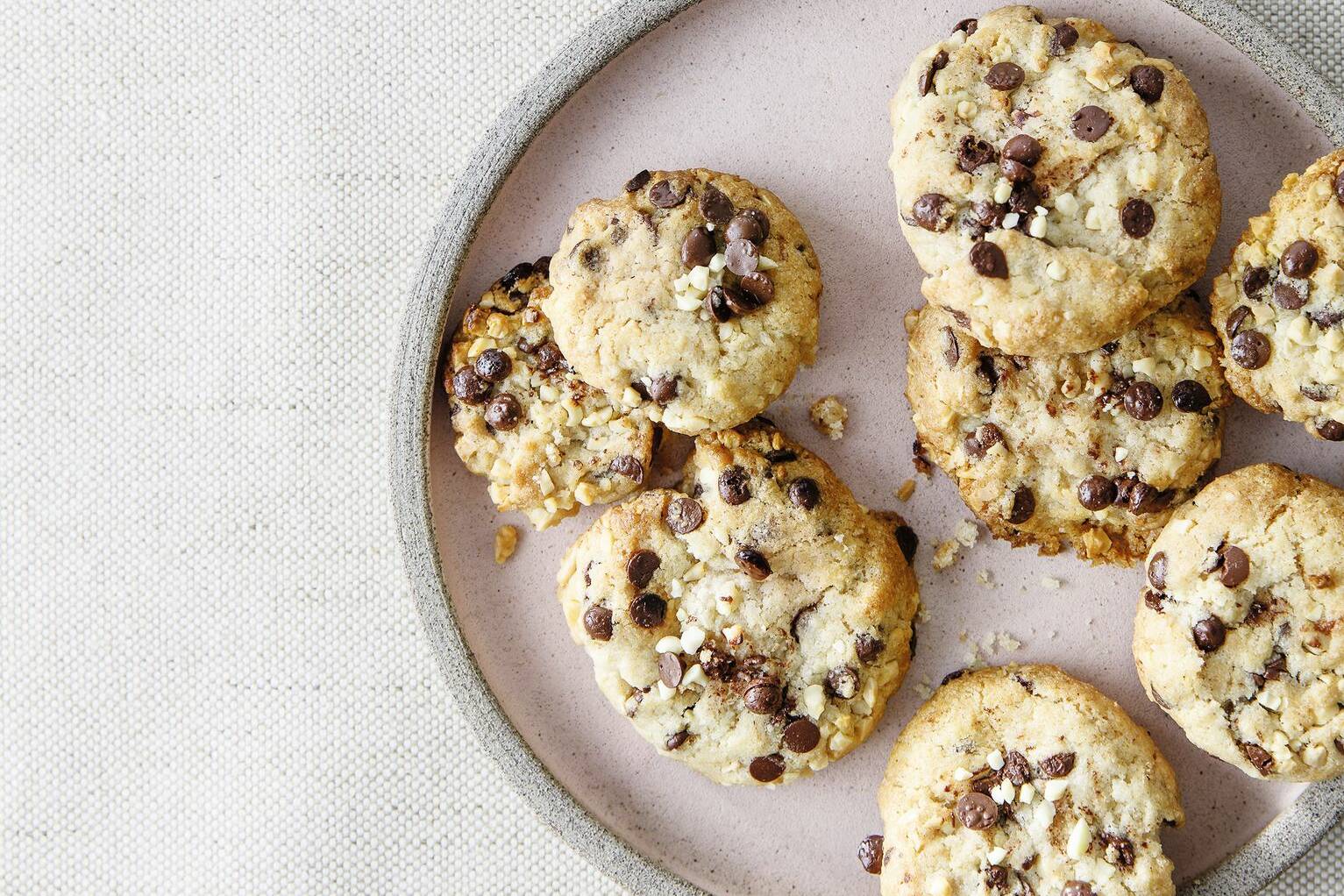 Vegane Chocolate Chip Cookies mit Mandeln Rezept | Küchengötter Vegane Chocolate Chip Cookies mit Mandeln Rezept | Küchengötter