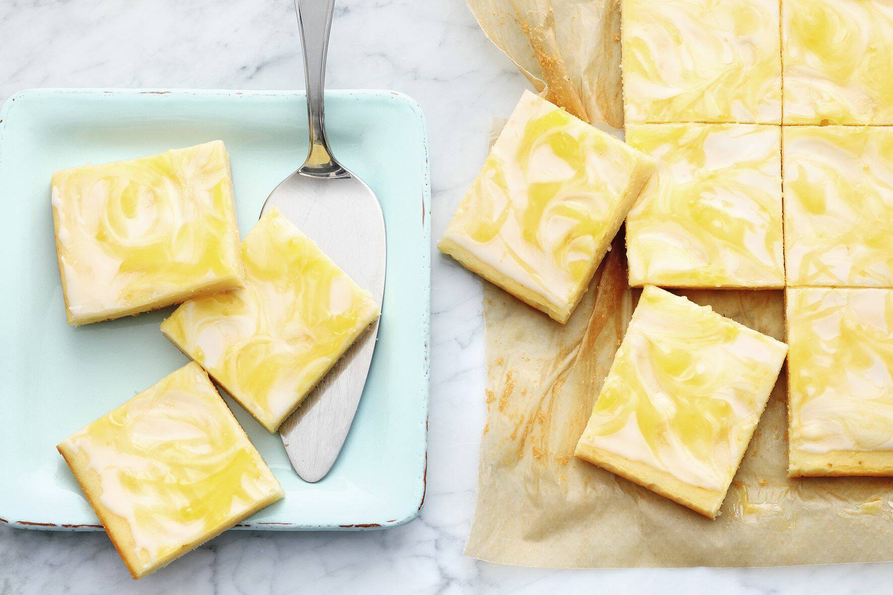 Schnelle Zitronenschnitten Rezept | Küchengötter