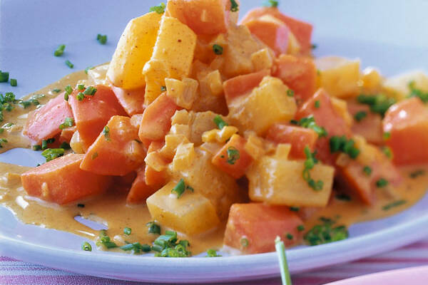 Steckruben Mohren Curry Rezept Kuchengotter 