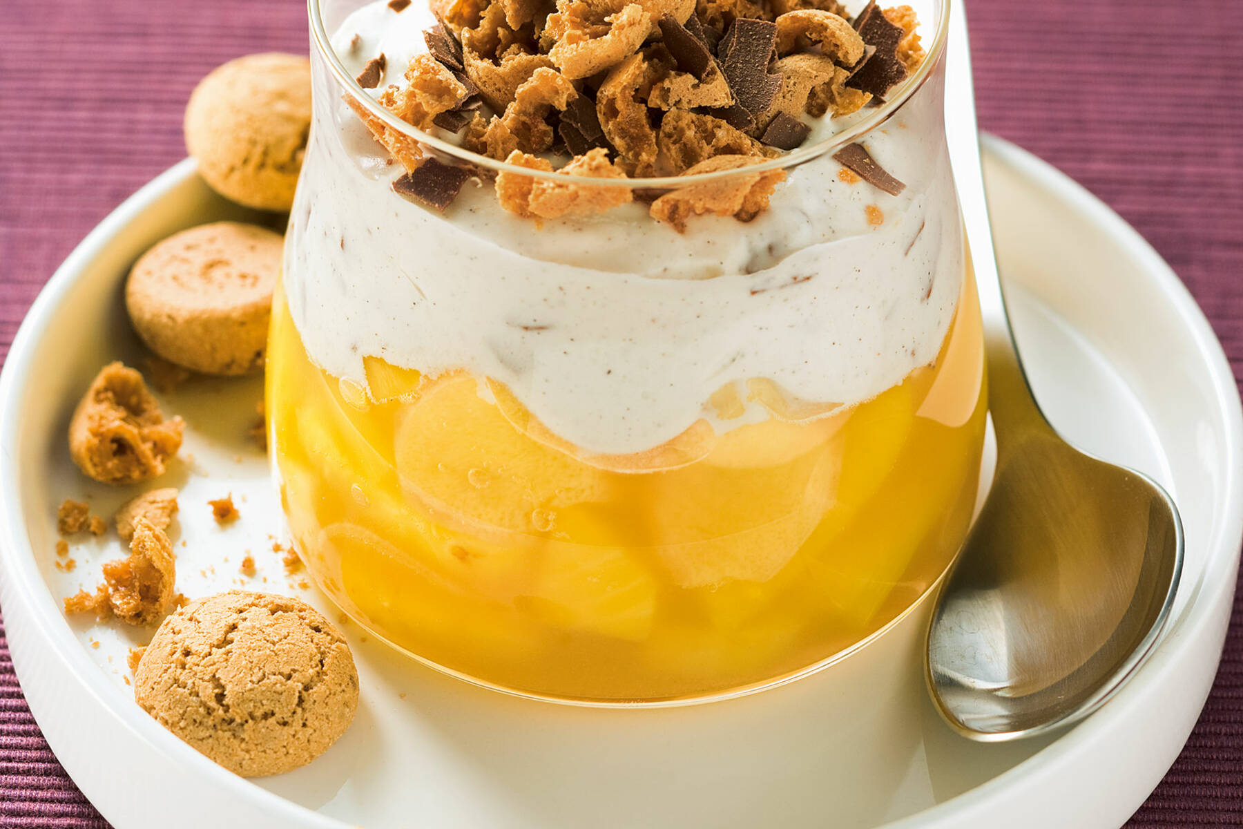 Ananaskompott mit Amaretti Rezept | Küchengötter Ananaskompott mit Amaretti Rezept | Küchengötter