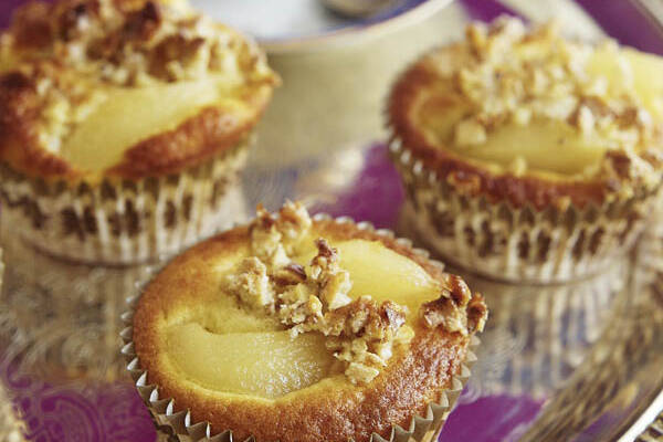 Quitten-Muffins mit Walnusskruste Rezept | Küchengötter