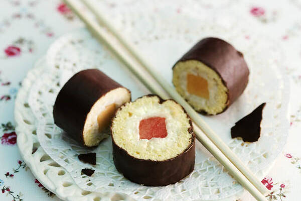 Sushi-Obst-Törtchen Rezept | Küchengötter