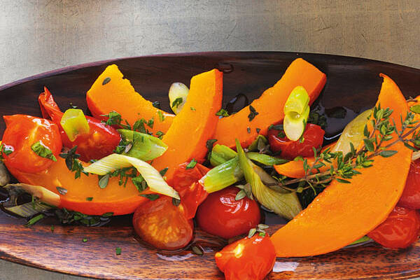 Kürbis mit Thymianbutter Rezept | Küchengötter Kürbis mit Thymianbutter Rezept | Küchengötter