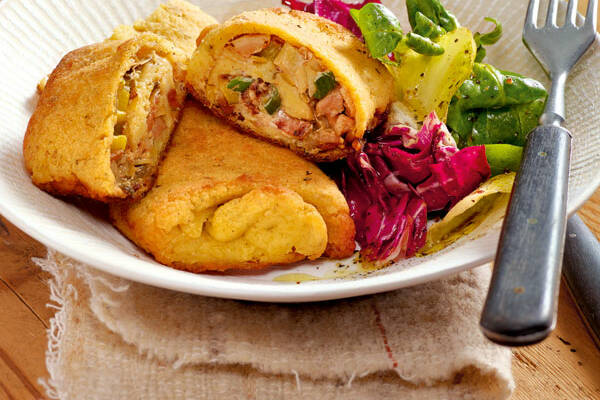 Kartoffelmaultaschen mit Lauchfüllung Rezept | Küchengötter Kartoffelmaultaschen mit Lauchfüllung Rezept | Küchengötter