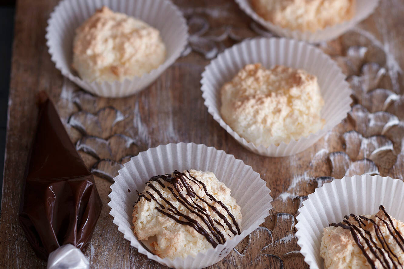 Makronen mit Kokosflocken Rezept | Küchengötter Makronen mit Kokosflocken Rezept | Küchengötter