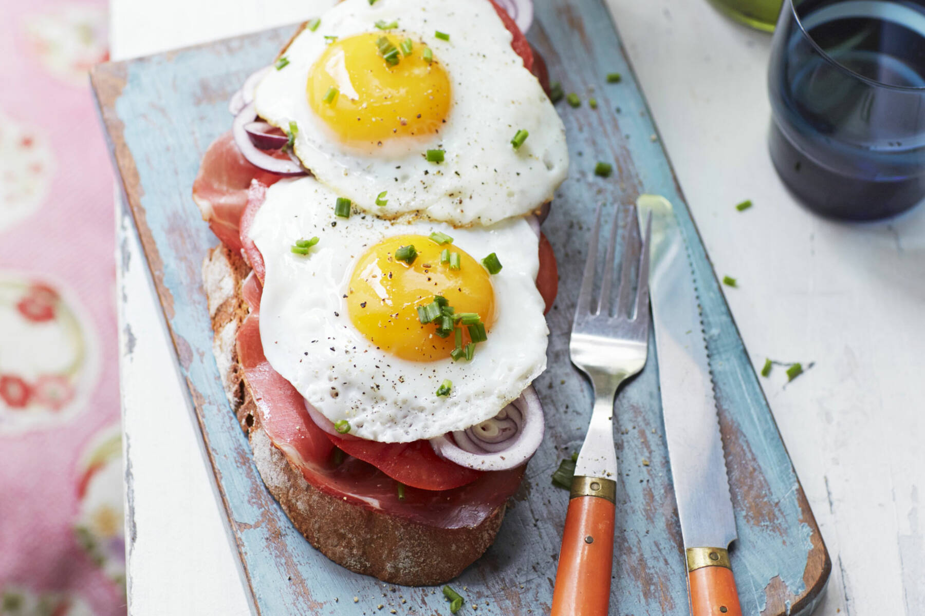 Belegtes Brot Mit Spiegelei Und Rucola - Rezepte Suchen Belegtes Brot Mit Spiegelei Und Rucola - Rezepte Suchen