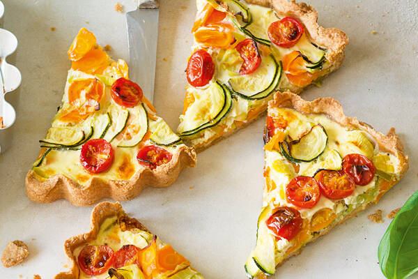 Cremige Gemuse Quiche Rezept Kuchengotter