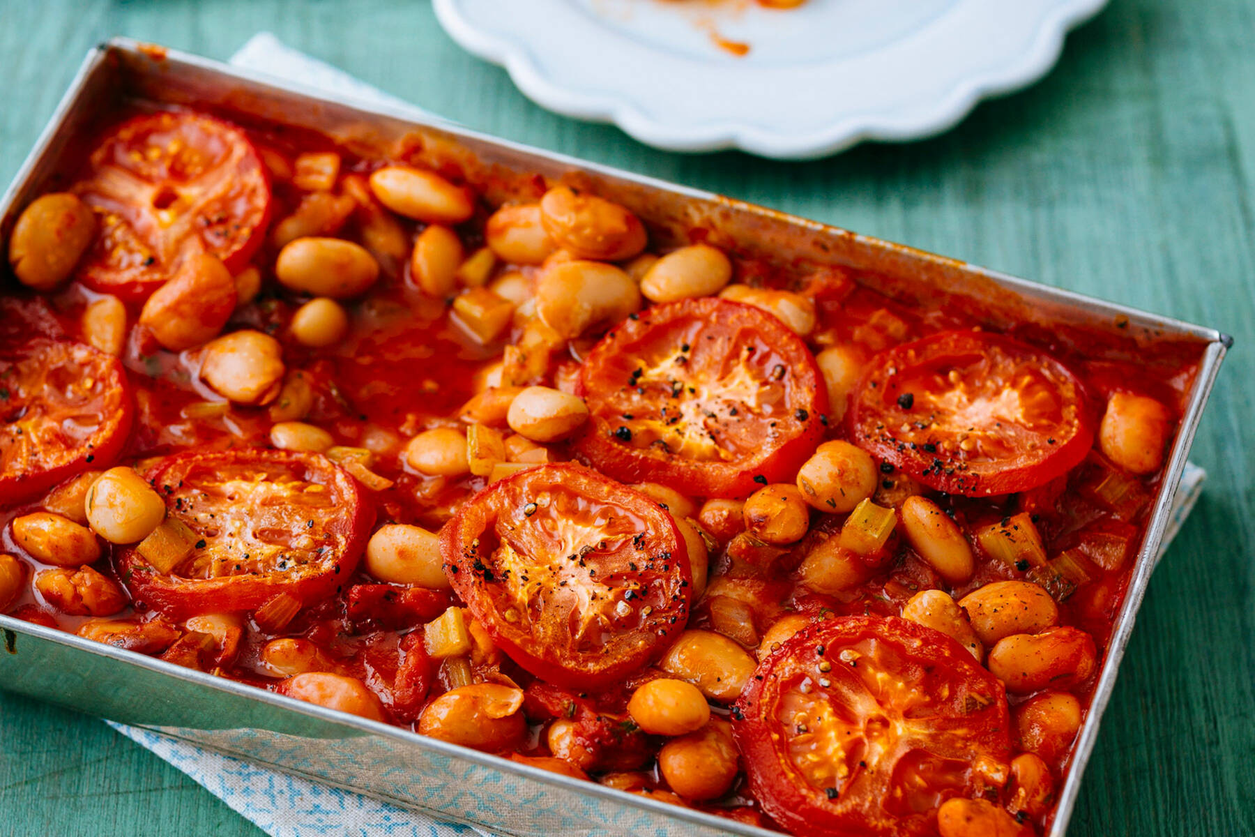 Gigandes Bohnen In Tomatensauce Rezept Glutenfrei Kuchengotter Dicke Bohnen In Tomatensoße