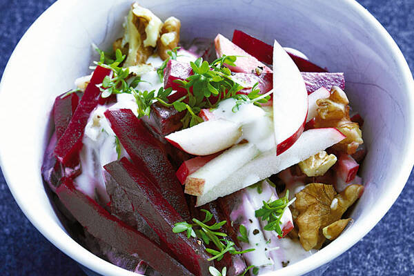 Rote Bete Salat Mit RäUcherforelle Und Apfel - Rezepte Suchen Rote Bete Salat Mit RäUcherforelle Und Apfel - Rezepte Suchen