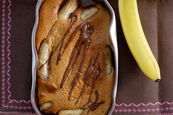 Schokoauflauf auf Honigbananen Rezept | Küchengötter Schokoauflauf auf Honigbananen Rezept | Küchengötter