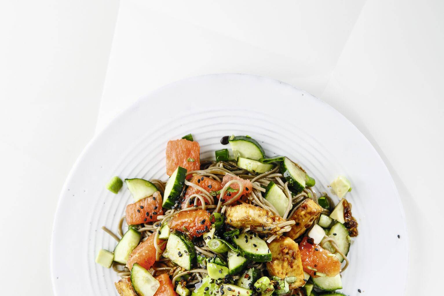 Japanischer Otsu-Salat mit Soba-Nudeln Rezept | Küchengötter Japanischer Otsu-Salat mit Soba-Nudeln Rezept | Küchengötter