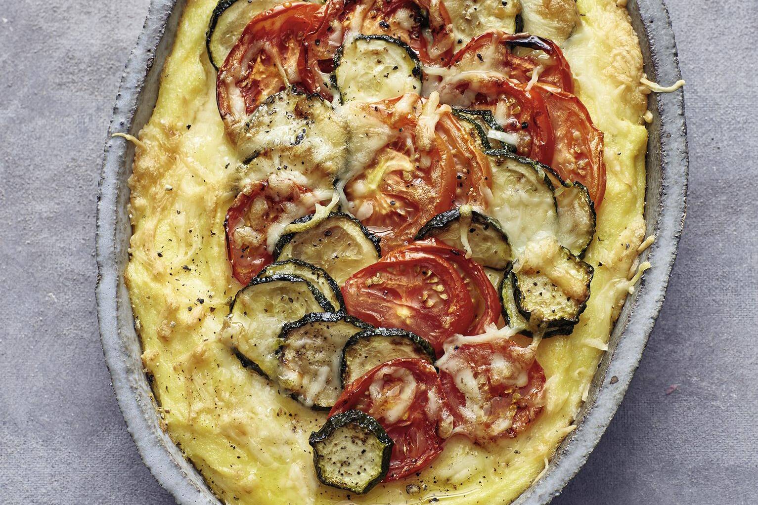 Polenta-Gemüse-Auflauf Rezept | Küchengötter