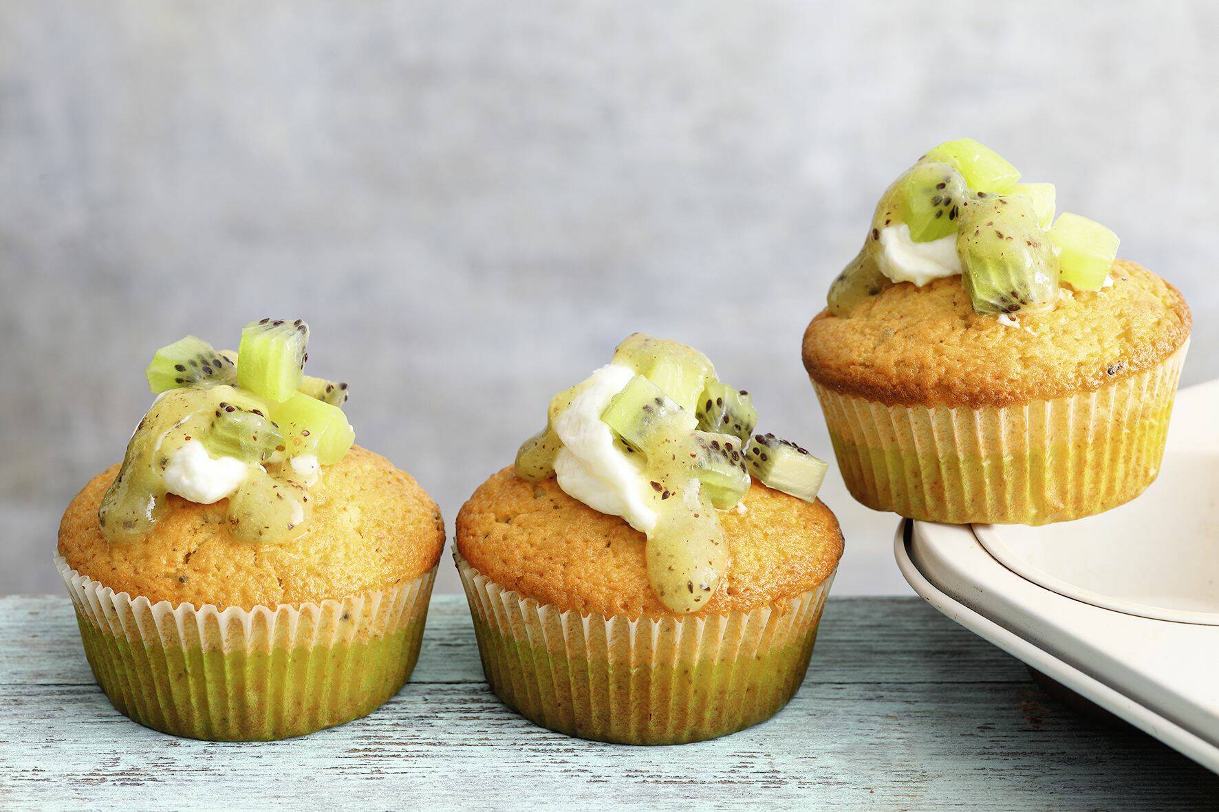 Kiwimuffins Rezept Küchengötter