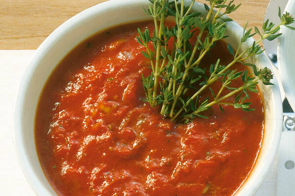 Vegetarische Tomatensauce Rezept - glutenfrei | Küchengötter