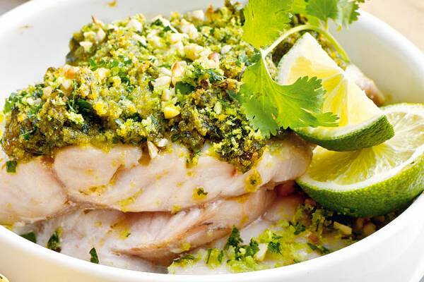 Fischfilets mit Limetten-Kräuter-Kruste Rezept | Küchengötter Fischfilets mit Limetten-Kräuter-Kruste Rezept | Küchengötter