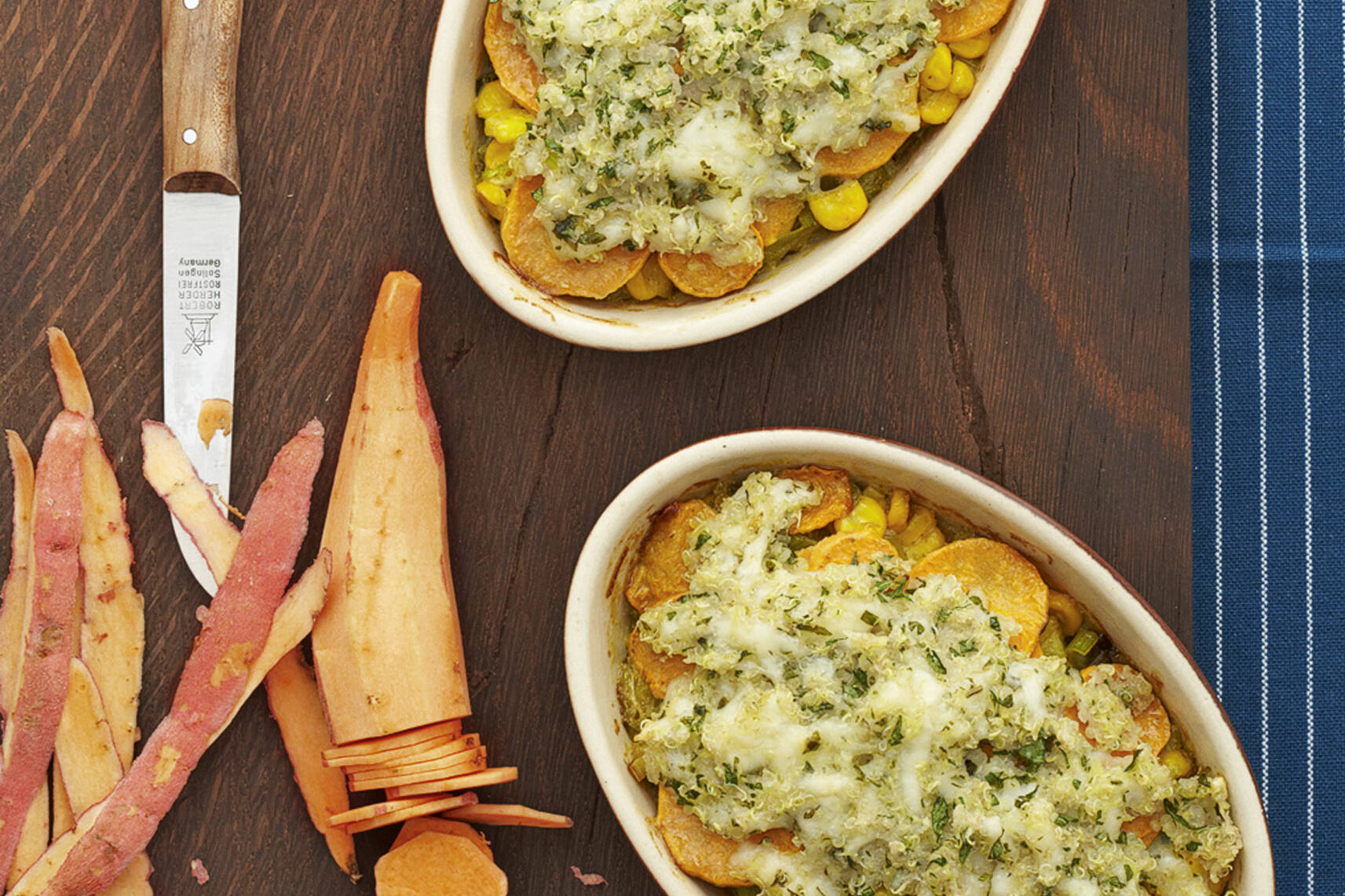 Susskartoffel Mais Auflauf Rezept Kuchengotter