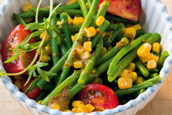 Bohnensalat mit Mais Rezept | Küchengötter Bohnensalat mit Mais Rezept | Küchengötter