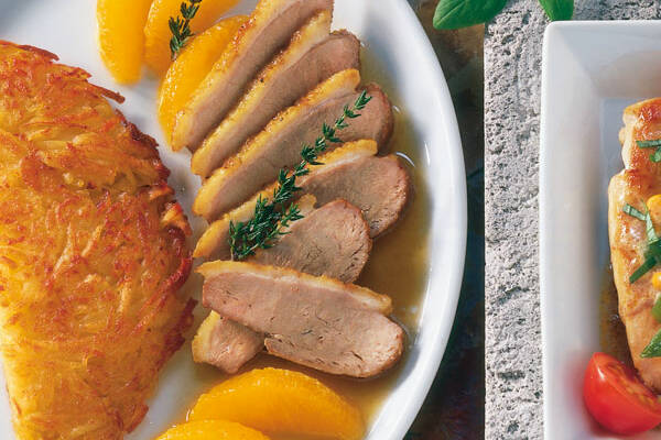 Entenbrust mit Orangenfilets Rezept | Küchengötter Entenbrust mit Orangenfilets Rezept | Küchengötter