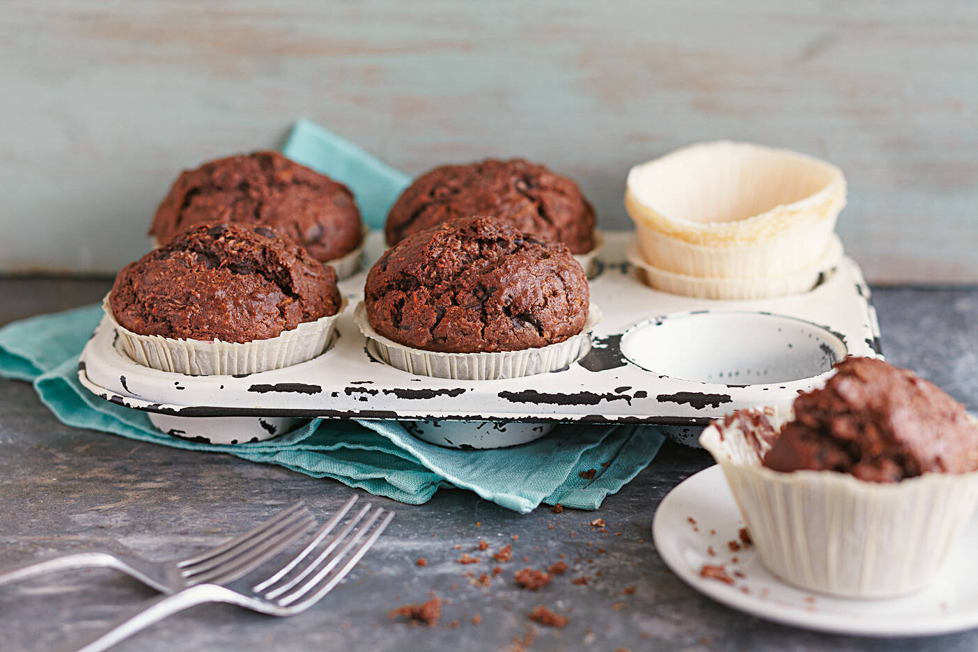 Kürbis-Kokos-Muffins Rezept | Küchengötter Kürbis-Kokos-Muffins Rezept | Küchengötter