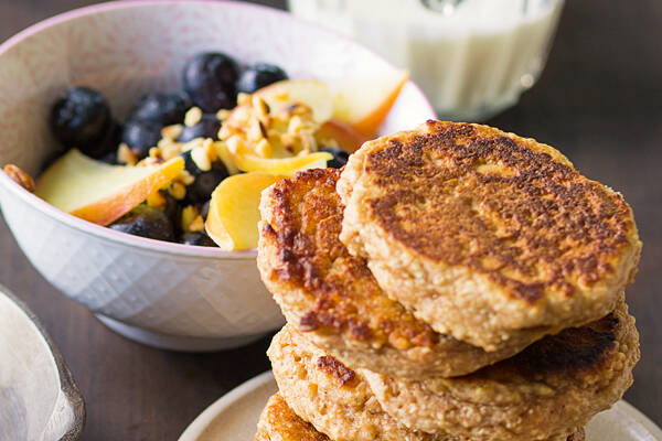 Amaranth-Pancakes mit Heidelbeeren Rezept | Küchengötter Amaranth-Pancakes mit Heidelbeeren Rezept | Küchengötter