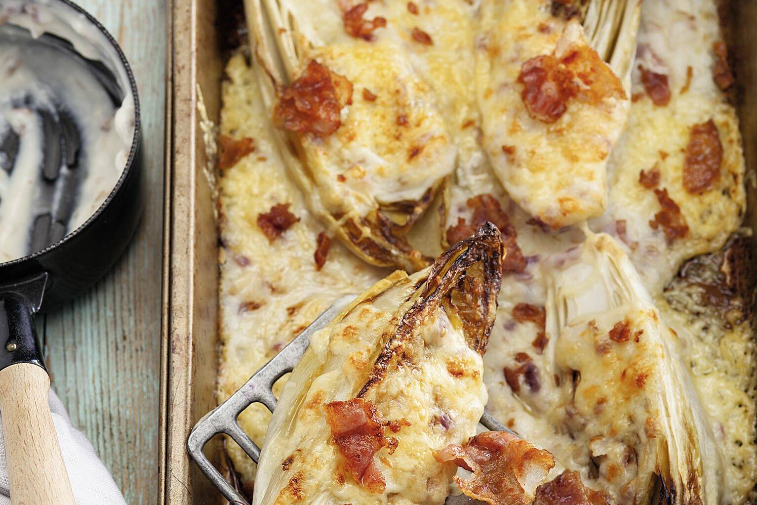 Chicorée-Gratin & Bacon