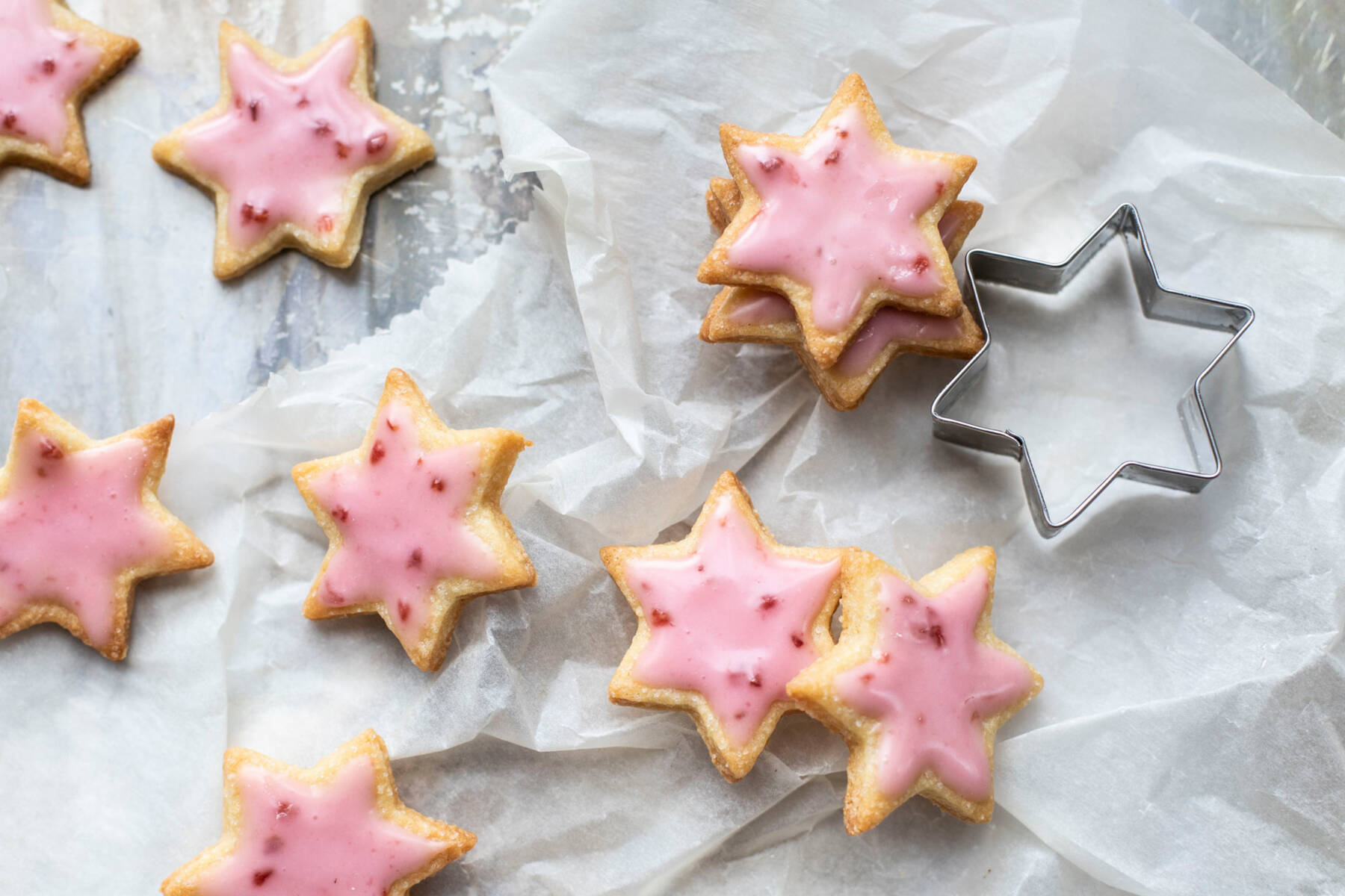 Himbeersterne Rezept | Küchengötter Himbeersterne Rezept | Küchengötter